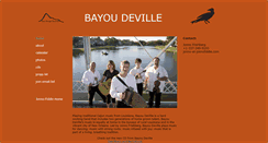 Desktop Screenshot of bayoudeville.com