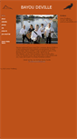 Mobile Screenshot of bayoudeville.com